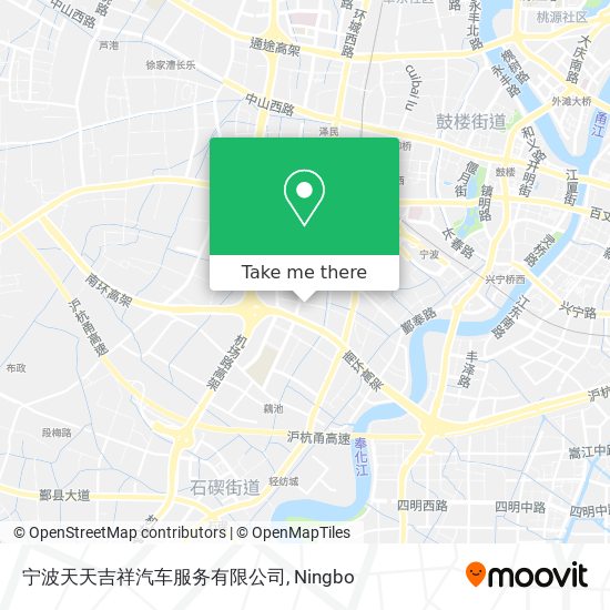 宁波天天吉祥汽车服务有限公司 map