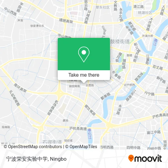宁波荣安实验中学 map
