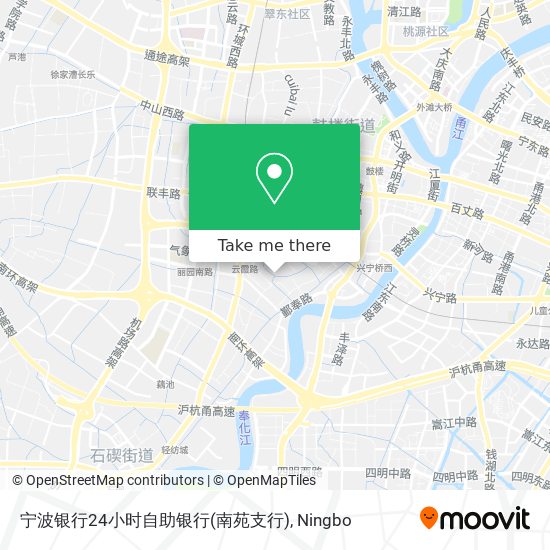 宁波银行24小时自助银行(南苑支行) map