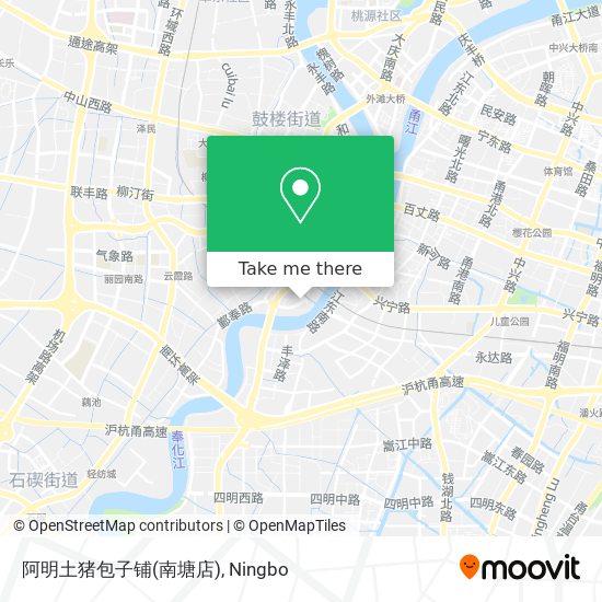 阿明土猪包子铺(南塘店) map