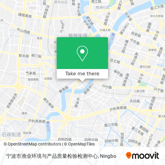 宁波市渔业环境与产品质量检验检测中心 map