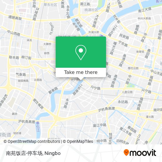 南苑饭店-停车场 map