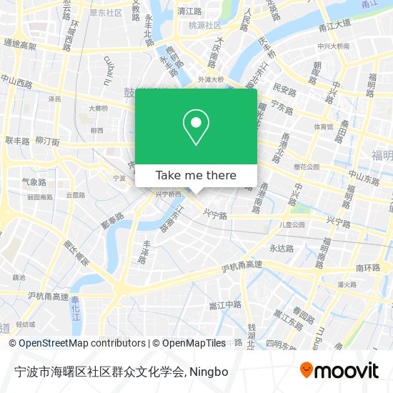 宁波市海曙区社区群众文化学会 map