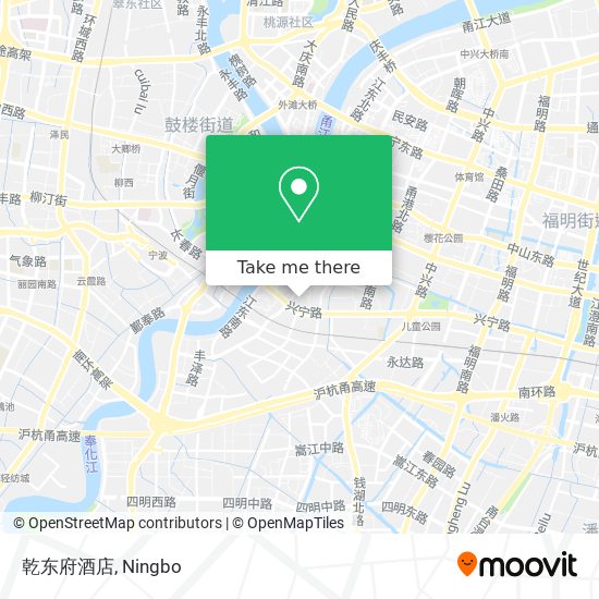 乾东府酒店 map