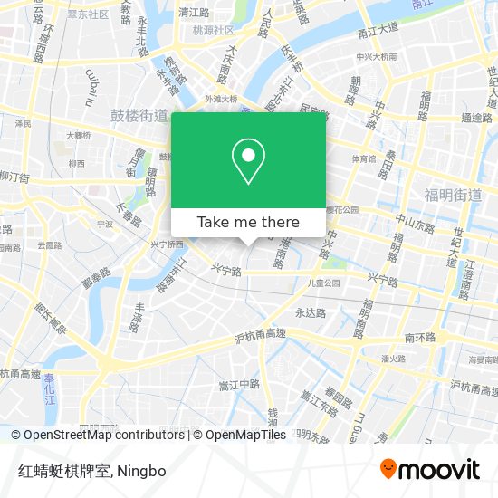 红蜻蜓棋牌室 map