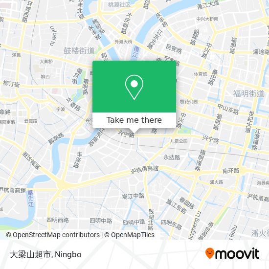 大梁山超市 map