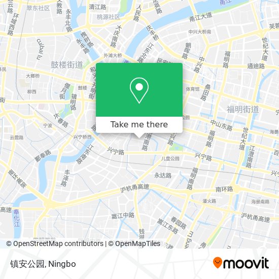 镇安公园 map