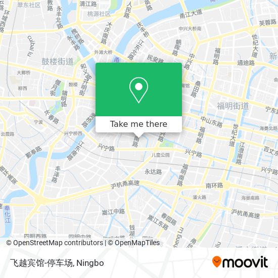 飞越宾馆-停车场 map