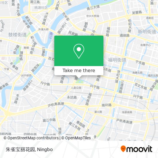 朱雀宝丽花园 map