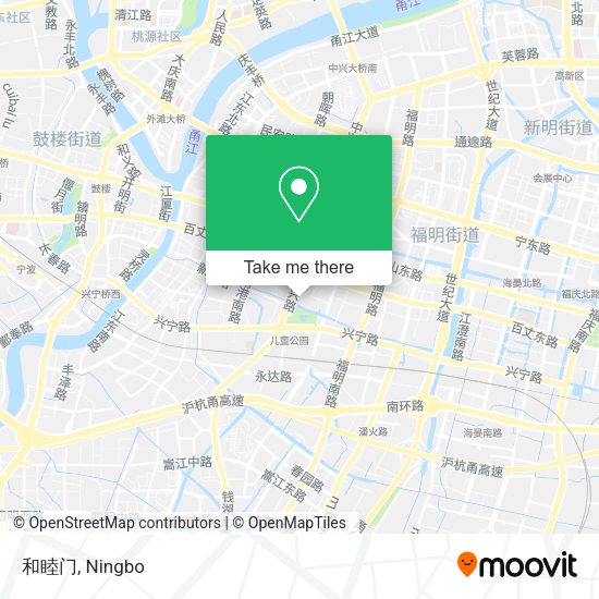 和睦门 map