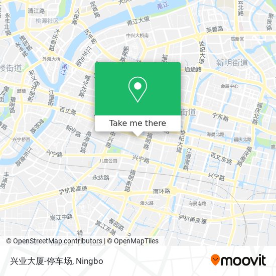 兴业大厦-停车场 map