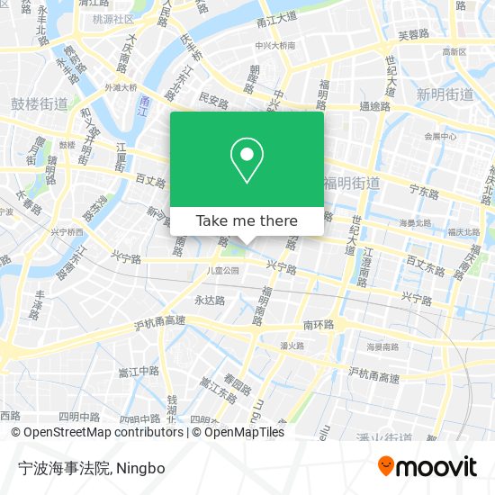 宁波海事法院 map