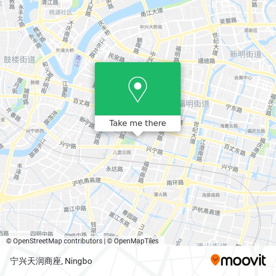 宁兴天润商座 map