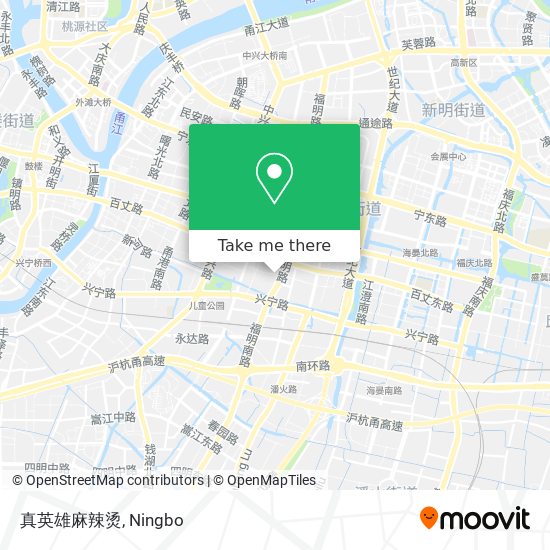 真英雄麻辣烫 map