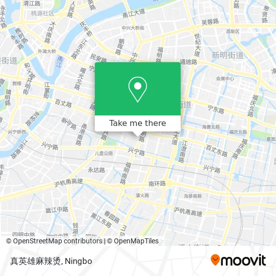 真英雄麻辣烫 map