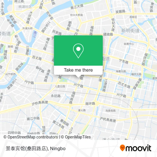 景泰宾馆(桑田路店) map