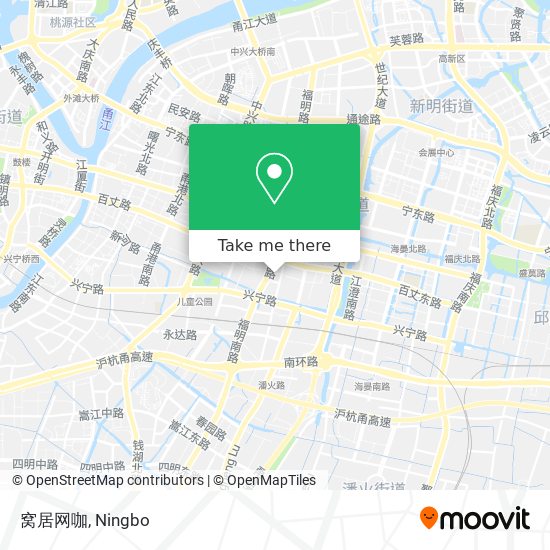窝居网咖 map