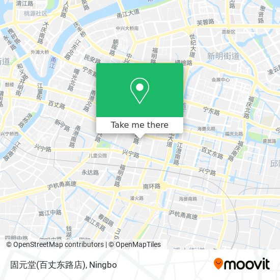 固元堂(百丈东路店) map