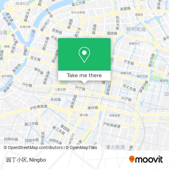 园丁小区 map