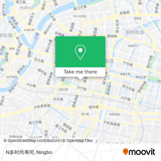 N多时尚寿司 map