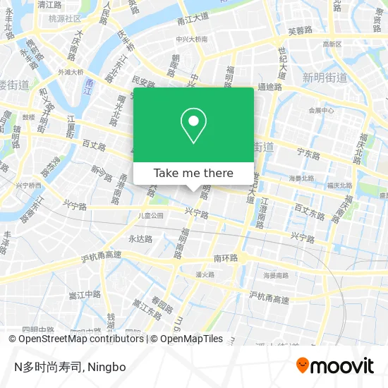 N多时尚寿司 map