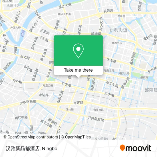 汉雅新晶都酒店 map