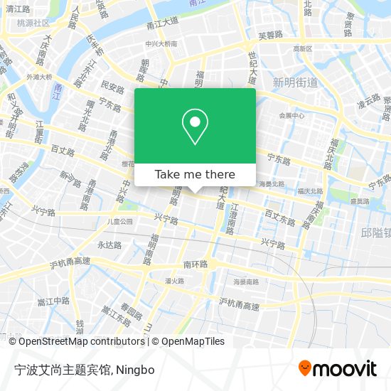 宁波艾尚主题宾馆 map