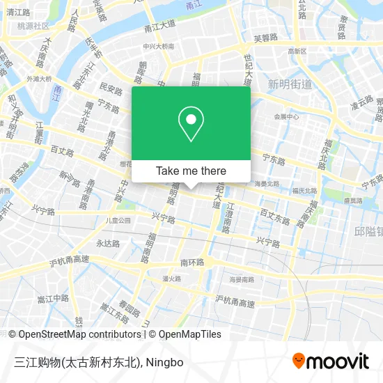 三江购物(太古新村东北) map