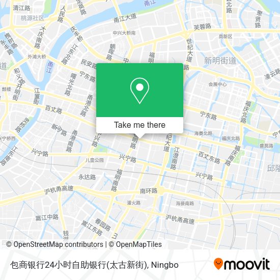包商银行24小时自助银行(太古新街) map
