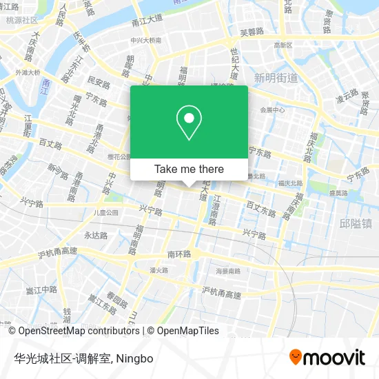 华光城社区-调解室 map
