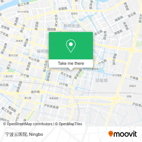 宁波云医院 map