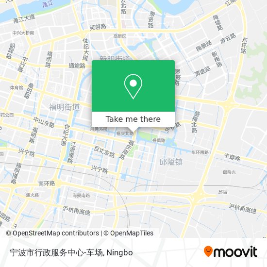 宁波市行政服务中心-车场 map