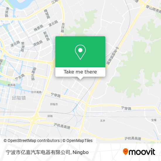 宁波市亿嘉汽车电器有限公司 map