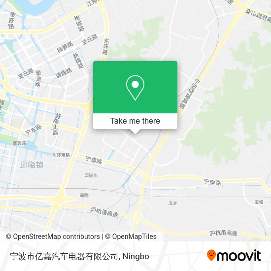 宁波市亿嘉汽车电器有限公司 map