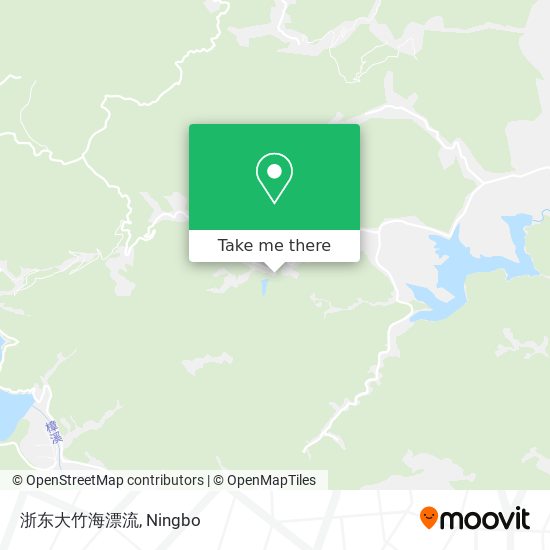 浙东大竹海漂流 map