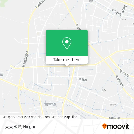 天天水果 map