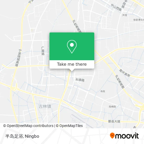 半岛足浴 map