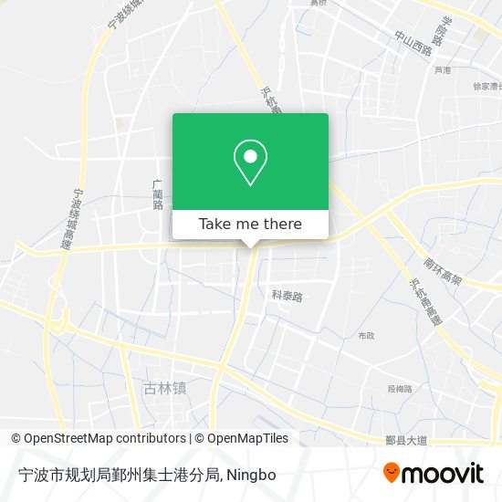 宁波市规划局鄞州集士港分局 map
