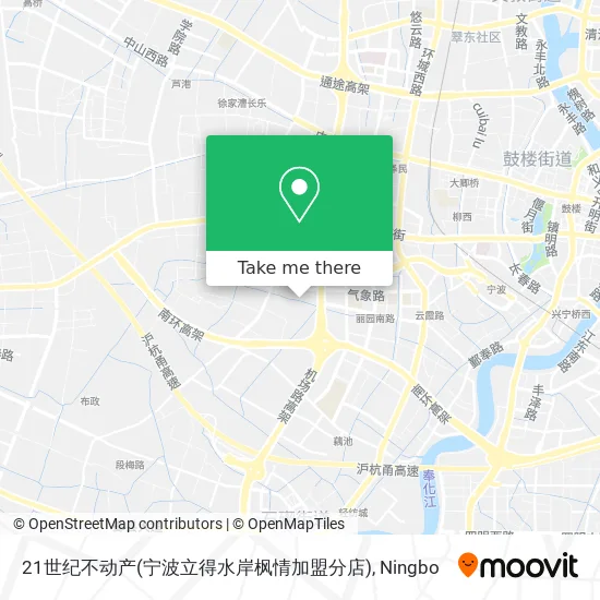 21世纪不动产(宁波立得水岸枫情加盟分店) map