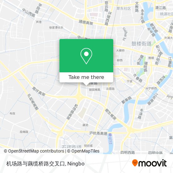 机场路与藕缆桥路交叉口 map