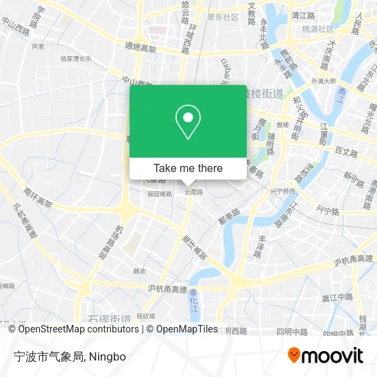 宁波市气象局 map