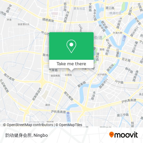 韵动健身会所 map
