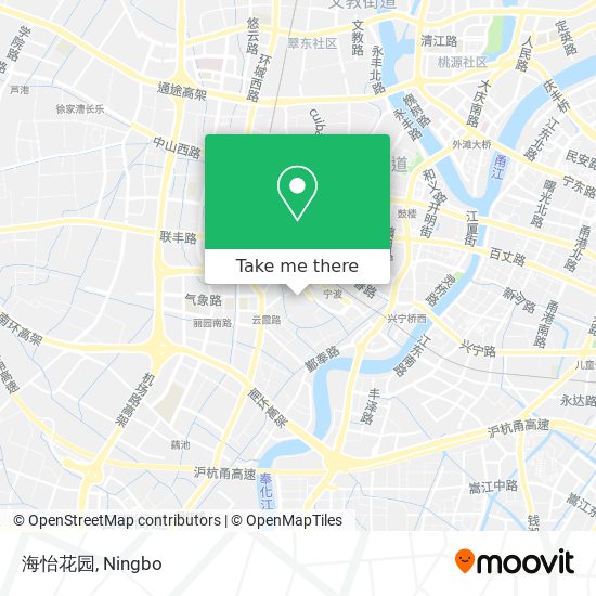 海怡花园 map