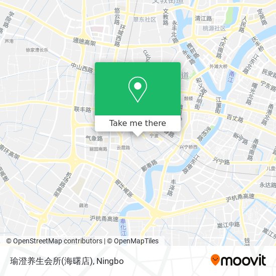 瑜澄养生会所(海曙店) map