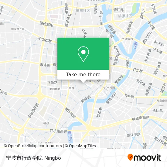宁波市行政学院 map