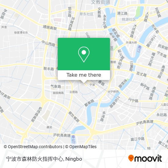 宁波市森林防火指挥中心 map