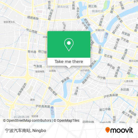 宁波汽车南站 map