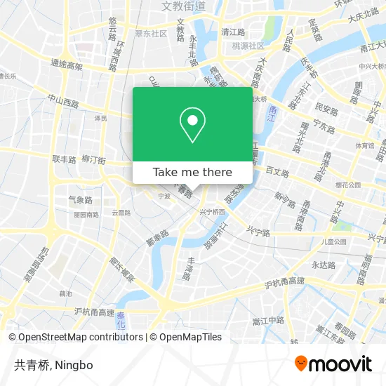 共青桥 map