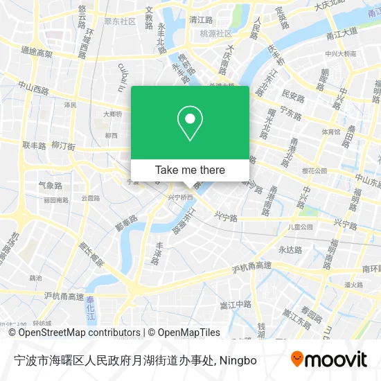 宁波市海曙区人民政府月湖街道办事处 map