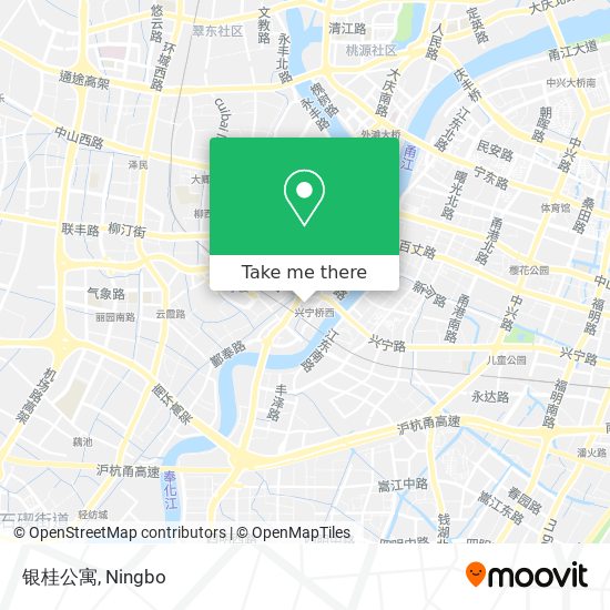 银桂公寓 map